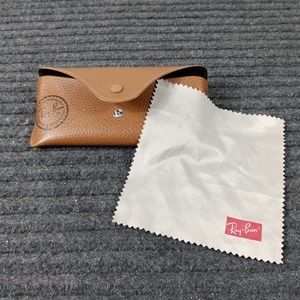 Ray-Ban Sunglass Accessories Case, Cleaning Cloth Brown